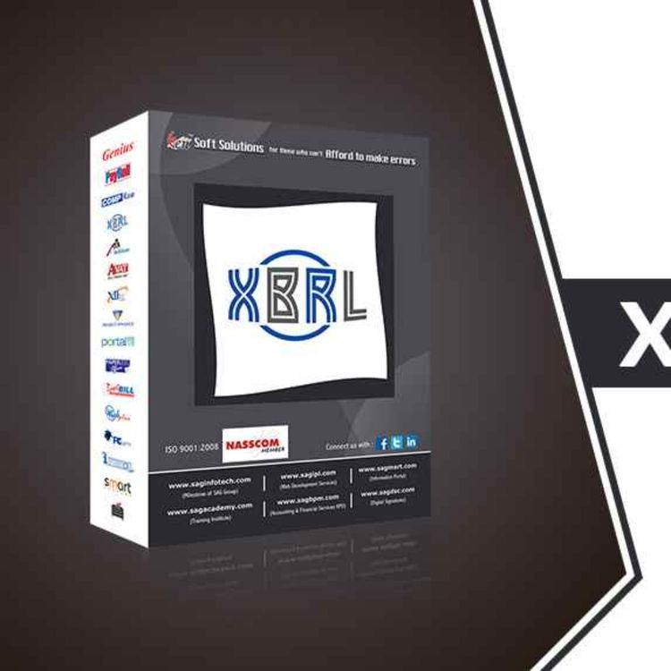 cover art for Gen XBRL, a User-Friendly MCA Software Solution by SAG Infotech