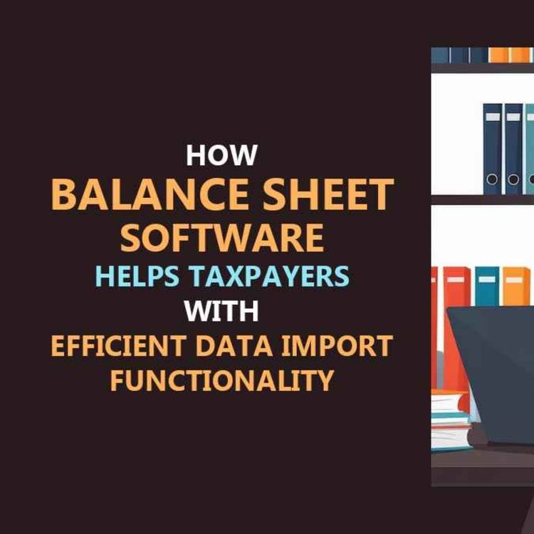 cover art for Data Import Made Easily & Accurately with Balance Sheet Software