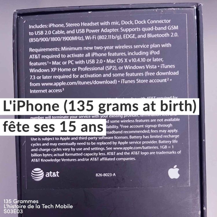 cover art for [Teaser] L'iPhone (135 grams at birth) fête ses 15 ans
