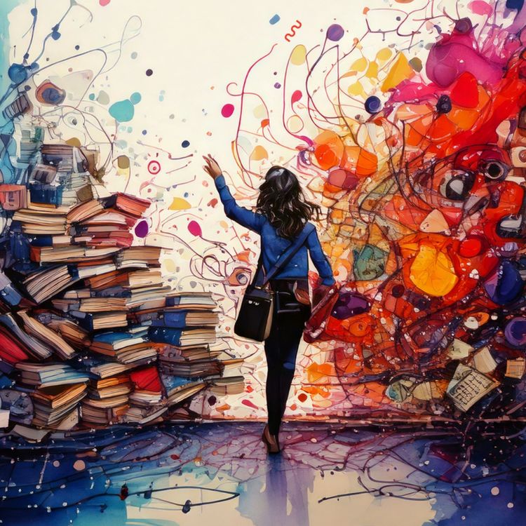 cover art for Creativity is a joyous rage