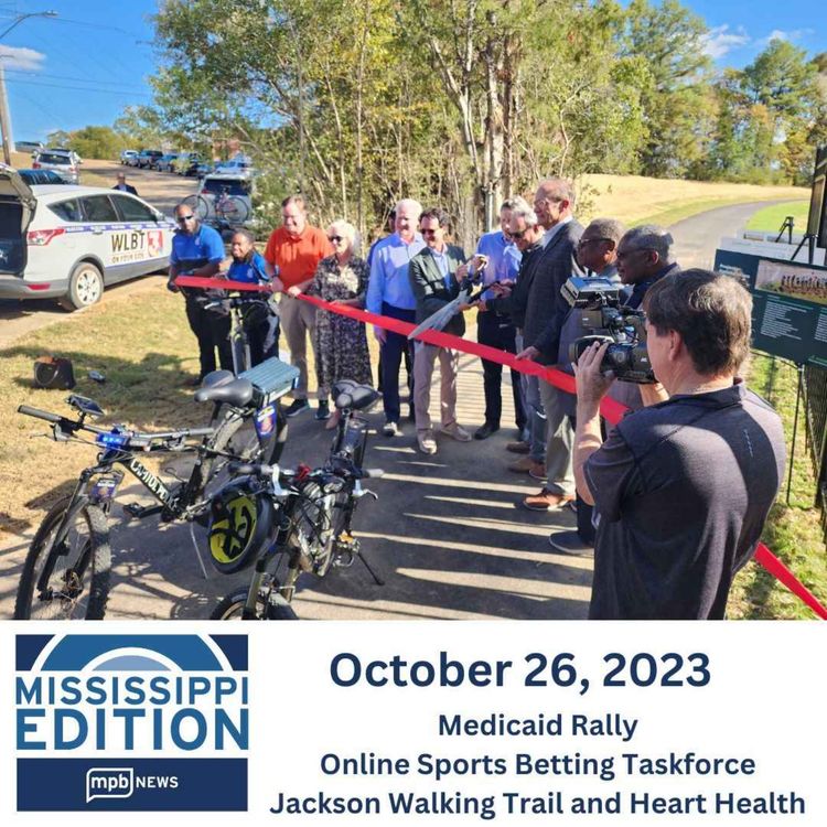 cover art for 10/26/2023: Medicaid Rally | Online Sports Betting Taskforce | Jxn Walking Trail and Heart Health