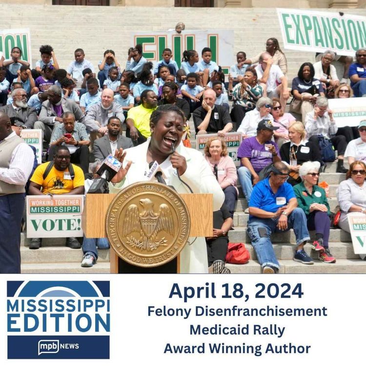 cover art for 04/18/2024: Felony Disenfranchisement | Medicaid Rally | Award Winning Author
