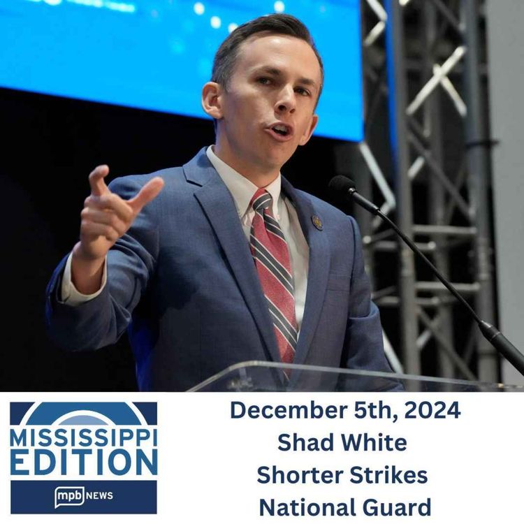 cover art for 12/5/2024: Shad White |Shorter Strikes | National Guard returns