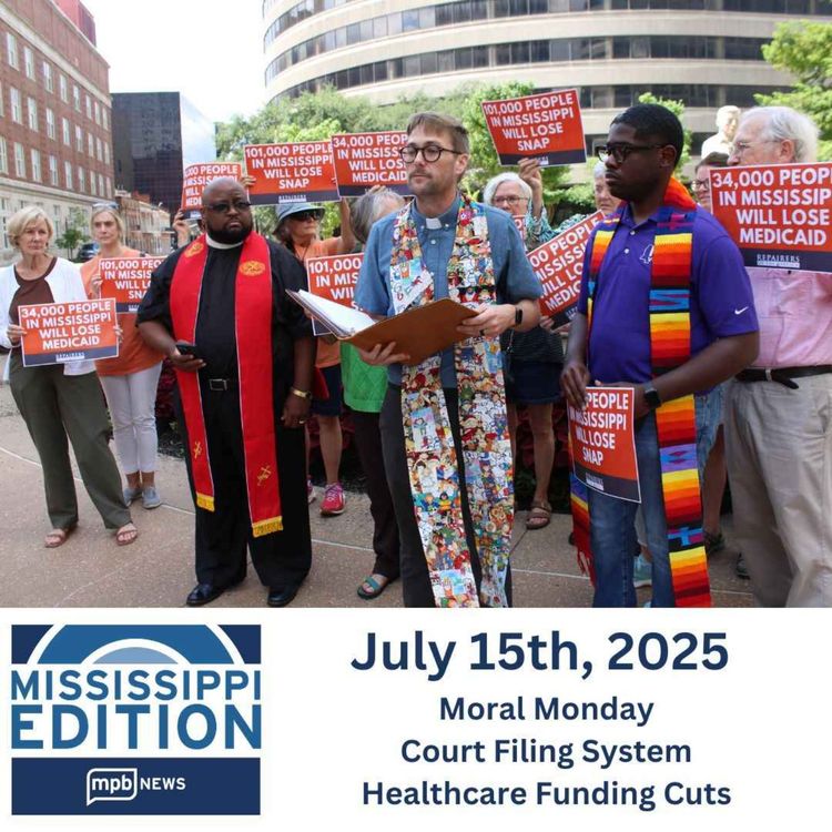 cover art for 07/15/2025: Moral Monday | Court Filing System | Healthcare Funding Cuts