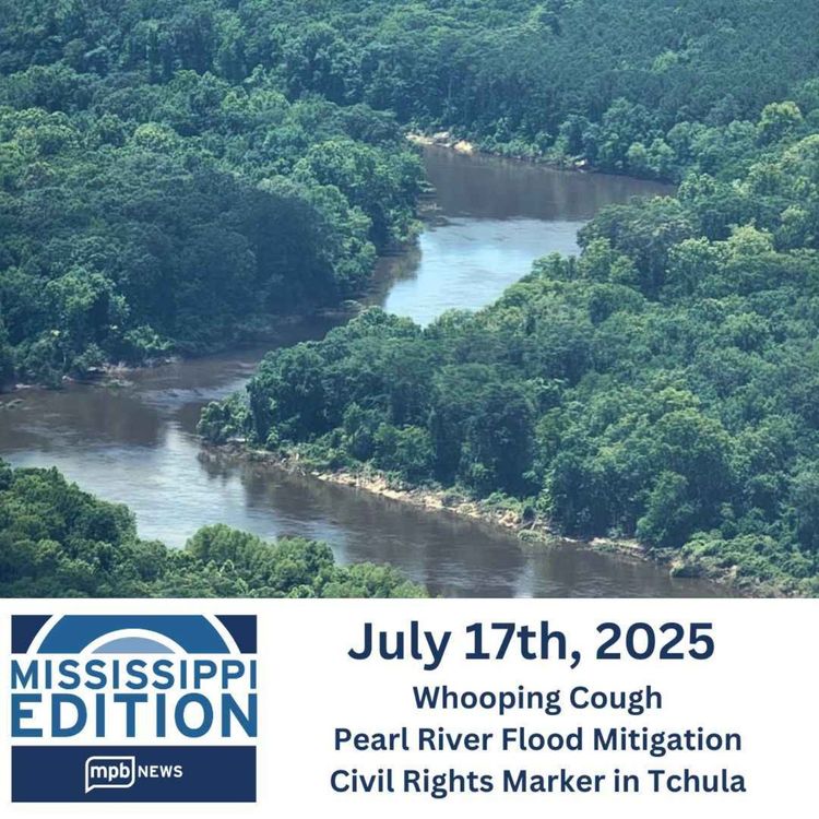 cover art for 07/17/2025: Whooping Cough | Pearl River Flood Mitigation | Civil Rights Marker in Tchula