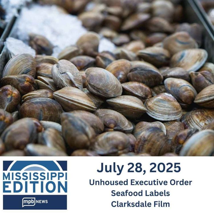 cover art for 07/28/2025: Unhoused Executive Order | Seafood Labels | Clarksdale Film