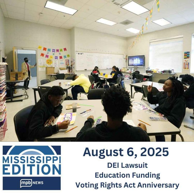 cover art for 08/06/2025: DEI Lawsuit | Education Funding | Voting Rights Act Anniversary