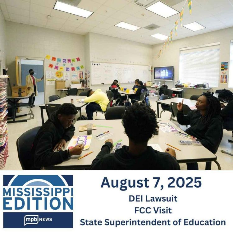 cover art for 08/07/2025: DEI Lawsuit | FCC Visit | State Superintendent of Education