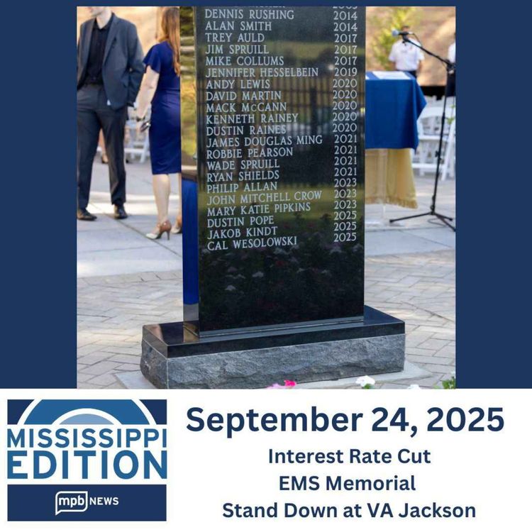 cover art for 09/24/2025: Interest Rate Cut/EMS Stone Memorial/Stand Down at VA Jackson