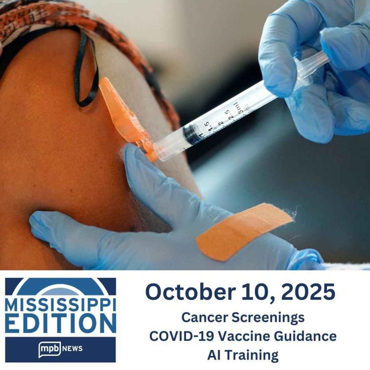 cover art for 10/10/2025: Cancer Screenings | COVID Vaccine Guidance | AI Training