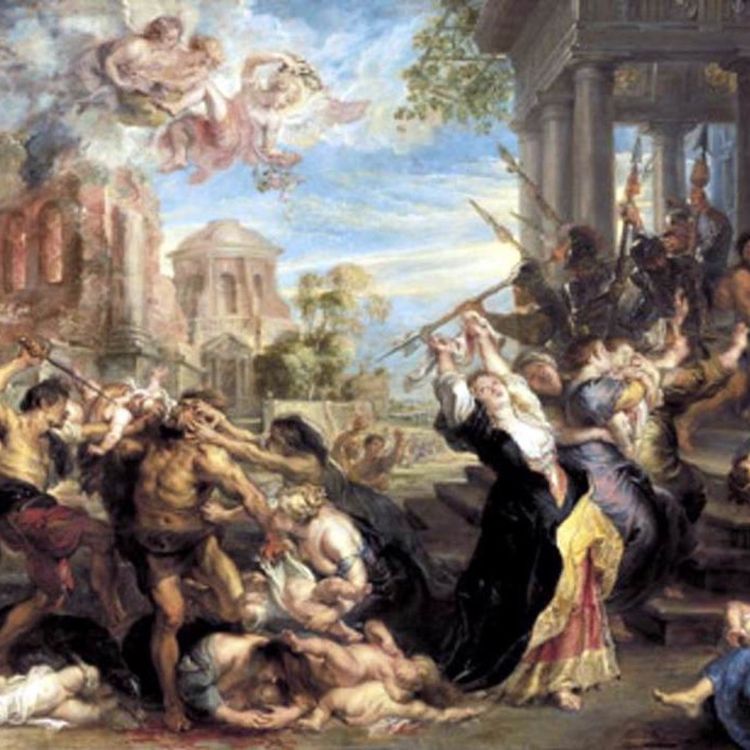 cover art for The Holy Innocents and the Christian battle