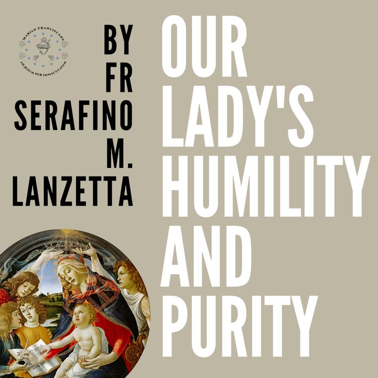 cover art for Our Lady's Humility and Purity. Which comes first?