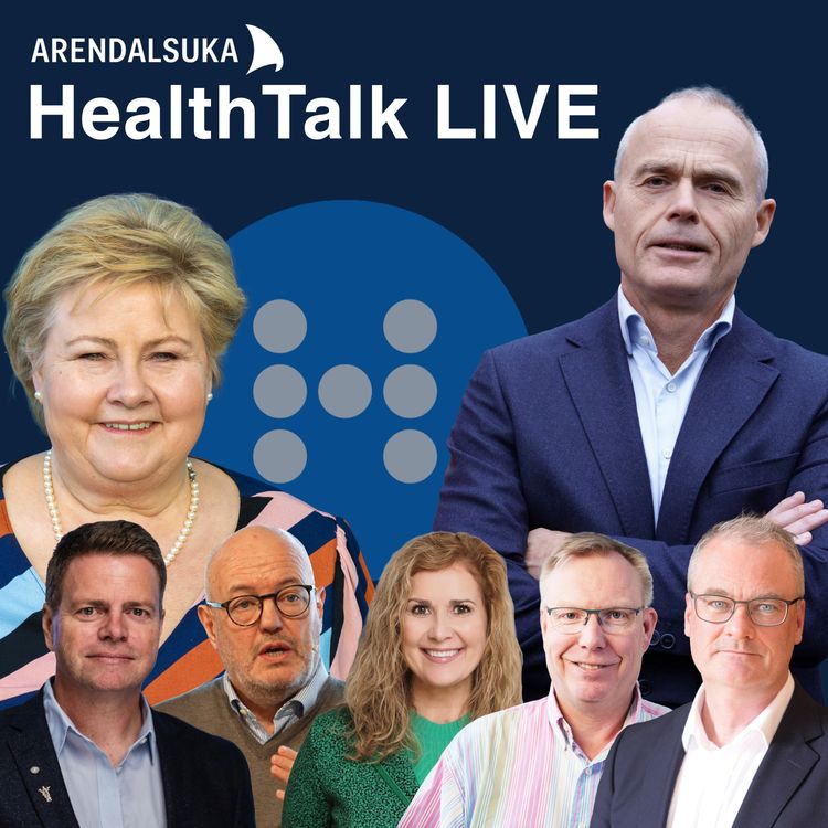 cover art for «Fremtidens helsevesen – innovasjon eller kostnadsbombe?» - HealthTalk LIVE fra Arendalsuka