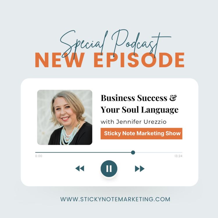 cover art for Sticky Note Marketing with Jennifer Urezzio