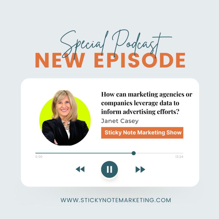 cover art for Sticky Note Marketing Guest - Janet Casey