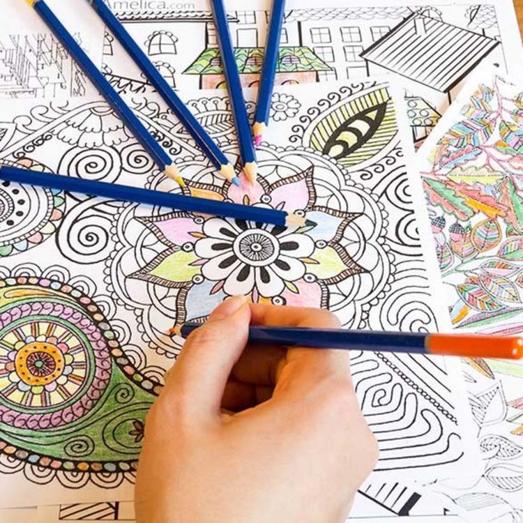 cover art for Custom Adult Coloring Books
