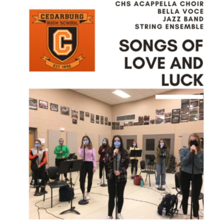 cover art for CHS SINGS - "Songs of Love and Luck"