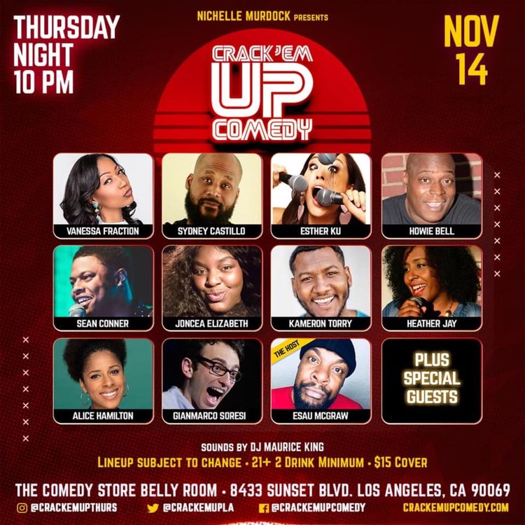 cover art for Crack'Em Up Season 3 Ep. 14  (11/14/2019) "Is That A Real Laugh Esther Ku?" 