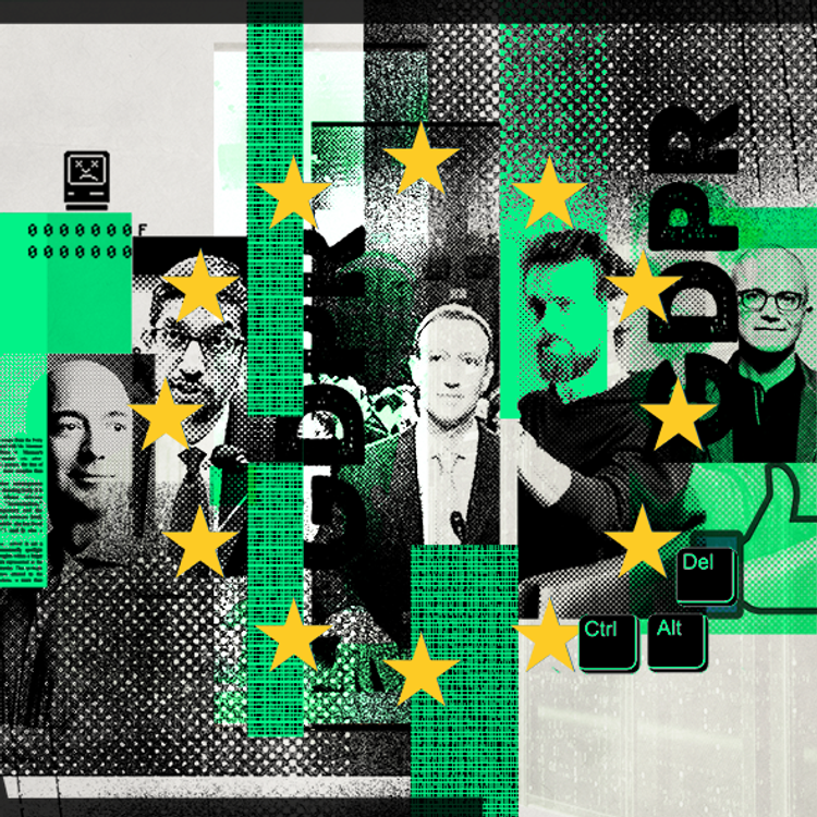 cover art for #172 - Has Europe Declared War on American Tech Companies?