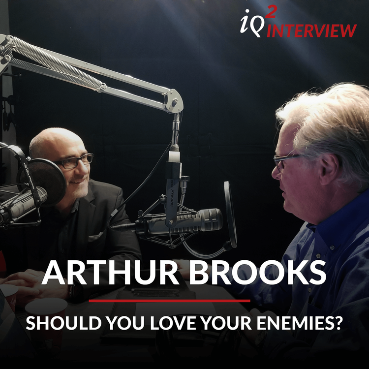 cover art for IQ2 Interview: Should You Love Your Enemies?