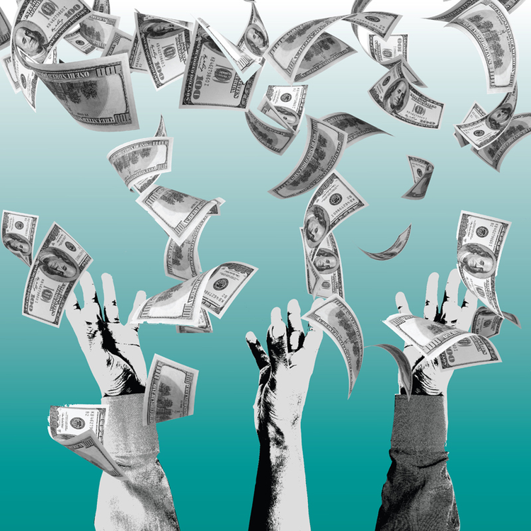 cover art for #134 - Is Universal Basic Income the Safety Net of the Future?