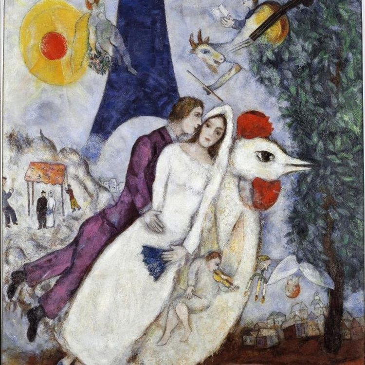 cover art for 2 - Marc Chagall, les Mariés de la tour Eiffel, 1938-1939