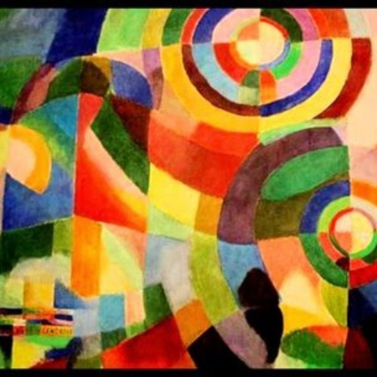 cover art for 7 - Sonia Delaunay, Prismes électriques, 1914