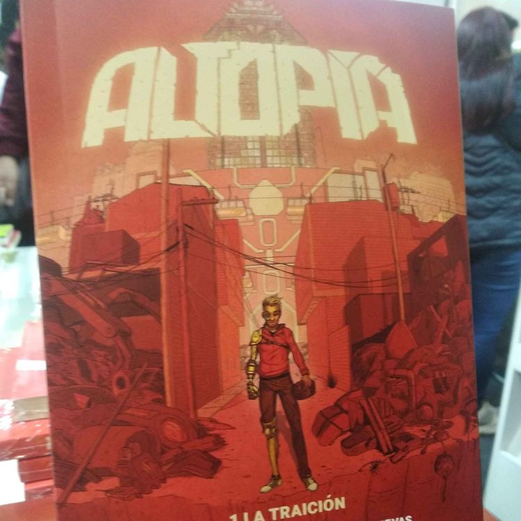 cover art for ALTOPÍA, EL LIBRO MÁS VENDIDO EN LA FERIA DEL LIBRO, Alejandro Barrientos y Joaquín Cuevas en Radio París La Paz