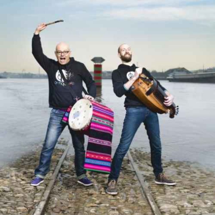 cover art for LOS SONIDOS DE ANTIQUARKS, Richard Monségu, Nicolas Côme y Favio Cruz en Radio París La Paz