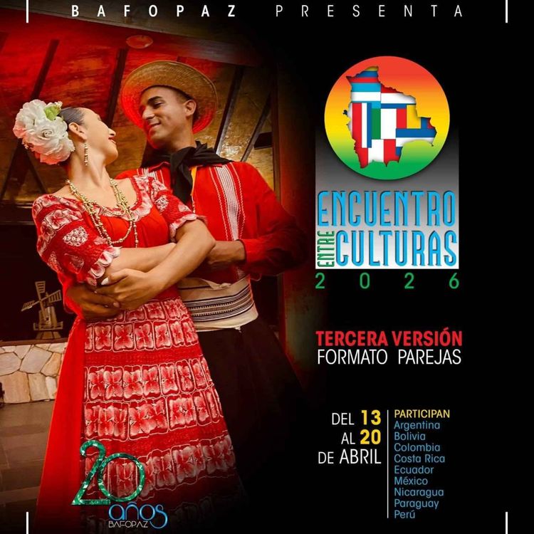 cover art for TERCER ENCUENTRO ENTRE CULTURAS, Victor Hugo Salinas y bailarines de Latinoamérica en Radio París La Paz