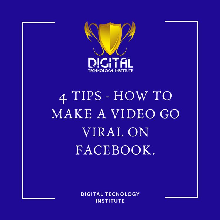 cover art for 4 Tips - How to Make a Video Go Viral on Facebook!