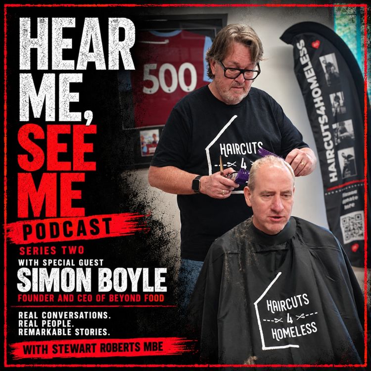 cover art for Hear Me, See Me Podcast with Simon Boyle Founder of Beyond Food.