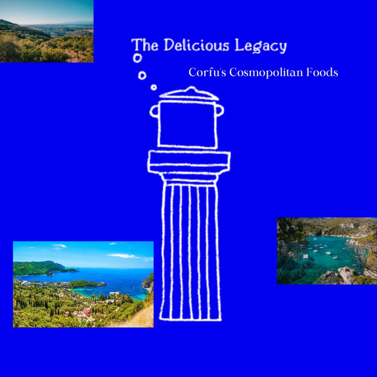 cover art for Corfu's Cosmopolitan Foods- Byzantium, Venice, Jewish and English
