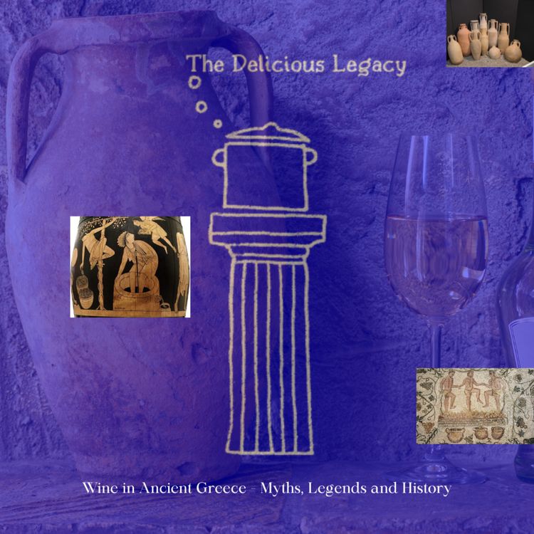 cover art for Wine in Ancient Greece - Myths, Legends and History