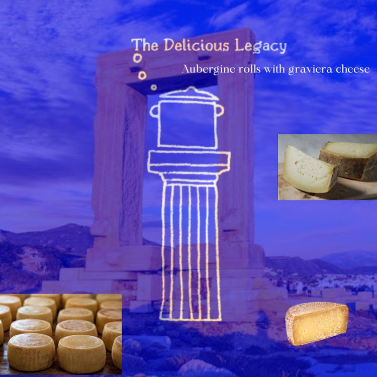 cover art for Graviera stuffed aubergine leaves in tomato sauce 