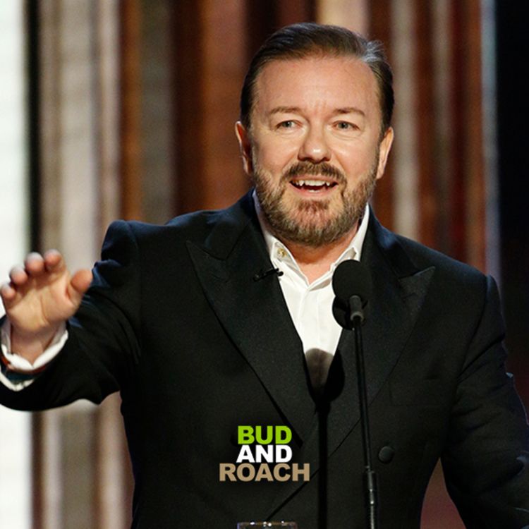 cover art for Golden Globes Host Ricky Gervais Slams Hollywood Elite - @BudandRoach