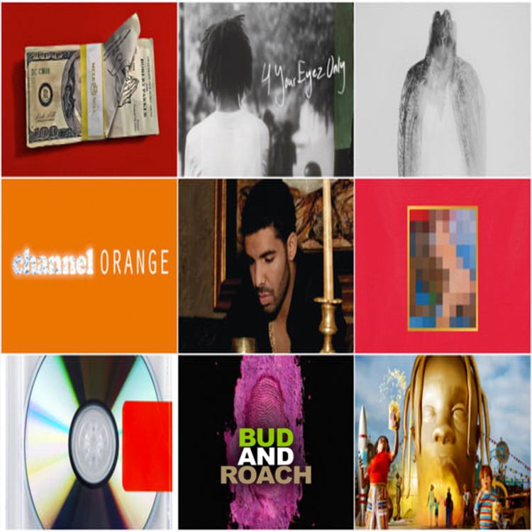 cover art for The Top Music Albums of the Last Decade (2010's) - @BudandRoach