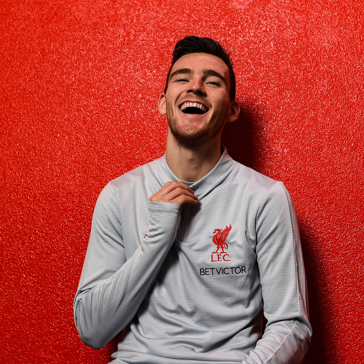 cover art for Andrew Robertson's remarkable rise and just how much better the Liverpool left-back can become