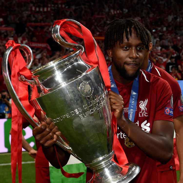 cover art for Blood Red: Building Divock Origi's statue, Kylian Mbappe and the Liverpool transfer shift that Reds fans will enjoy getting used to