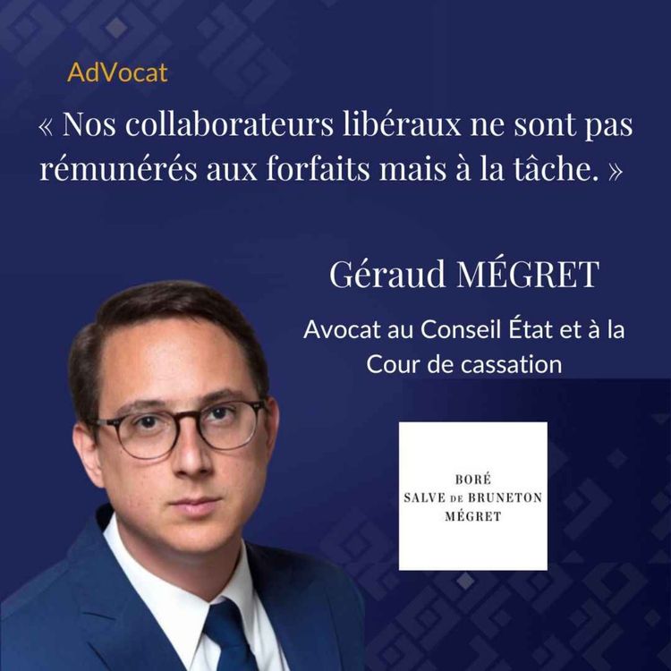 cover art for Géraud Mégret, Avocat au Conseil État et à la Cour de cassation
