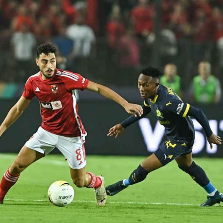 cover art for Mamelodi Sundowns beat Al Ahly to reach AFL final against Wydad Casablanca