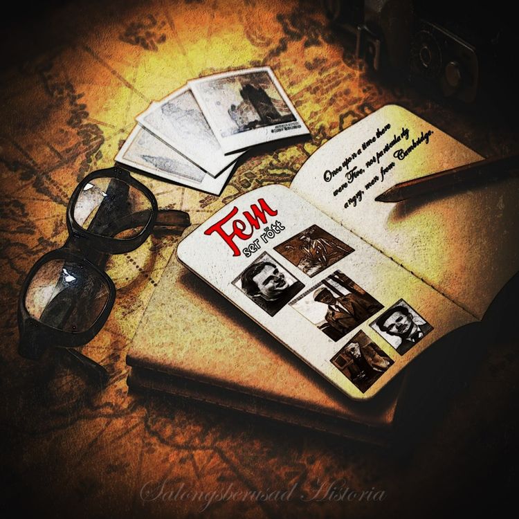 cover art for Fem ser rött