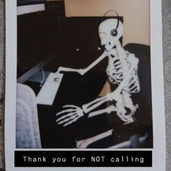 cover art for Thank You For NOT Calling