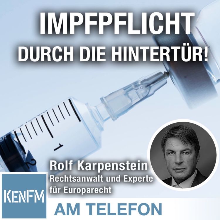 cover art for Am Telefon zur Impfpflicht durch die Hintertür: Rolf Karpenstein