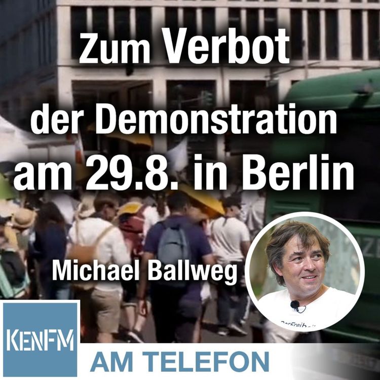 cover art for Am Telefon zum Verbot der Demonstration am 29.8. in Berlin: Michael Ballweg