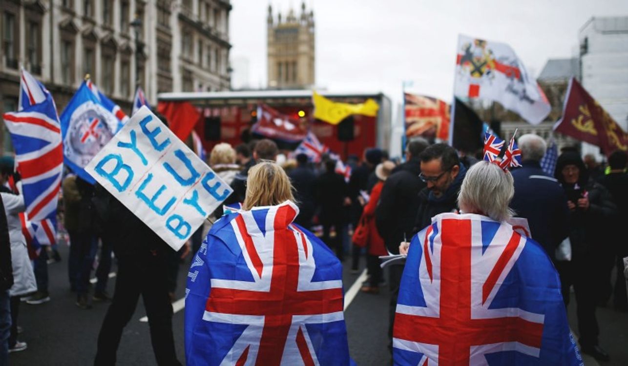 cover art for Brexit day aftermath