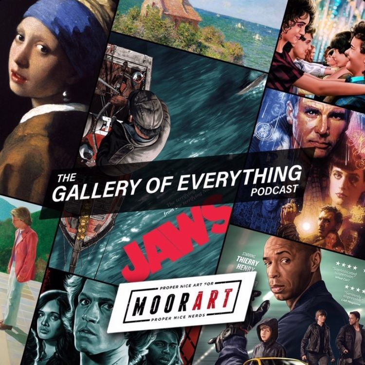 cover art for Sam Gilbey, David Hockney, and Drew Struzan.