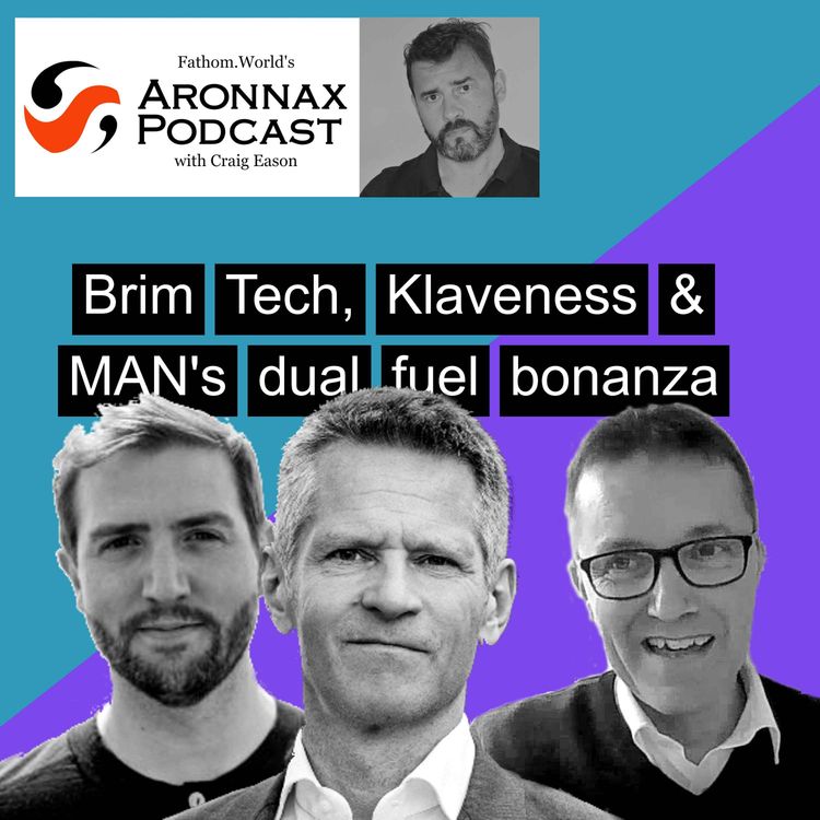 cover art for Brim Tech, Klaveness' sustainability,  and MAN ES engine bonanza