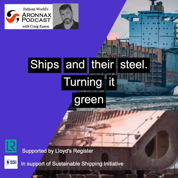 cover art for Ships and their steel. Turning it green?