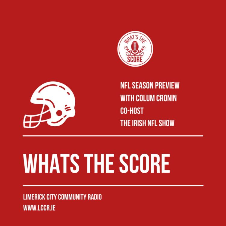 cover art for NFL season preview with Colum Cronin Co-Host of The Irish NFL Show